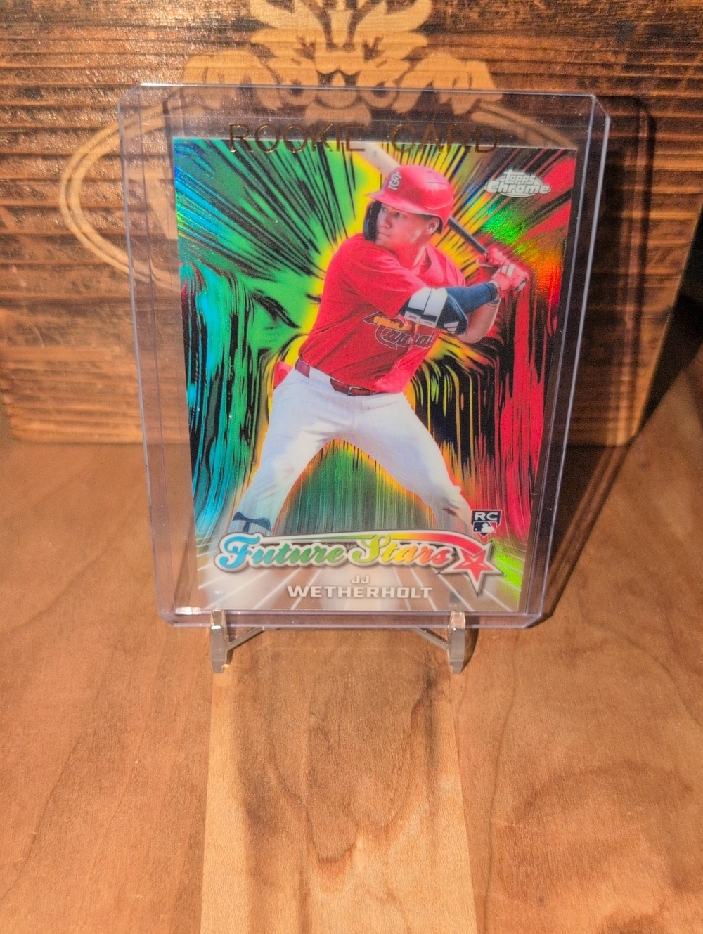 2026 Topps Chrome JJ Wetherholt Future Stars Rookie Card Cardinals